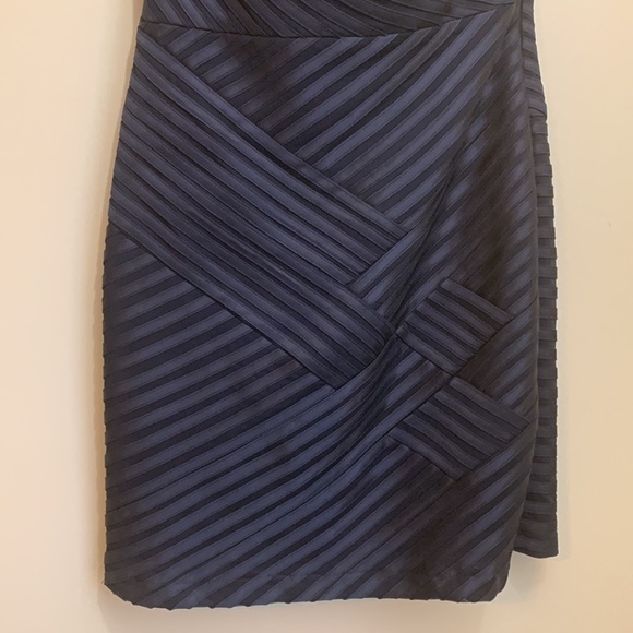 Gracia Wednesday Black Bandage Style Tulle One Shoulder Cocktail Formal Dress L - Picture 4 of 16